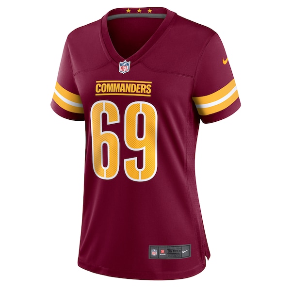 Tyler Larsen Washington Commanders Nike Women's  Game Jersey -  Burgundy