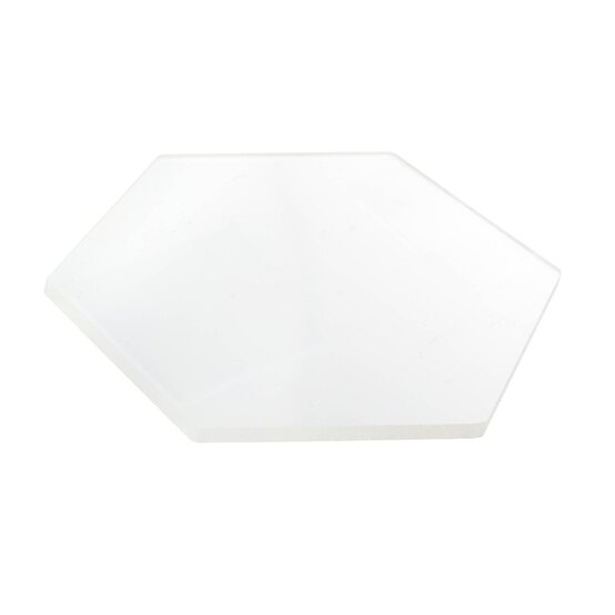 Clear Hexagon Acrylic Coaster