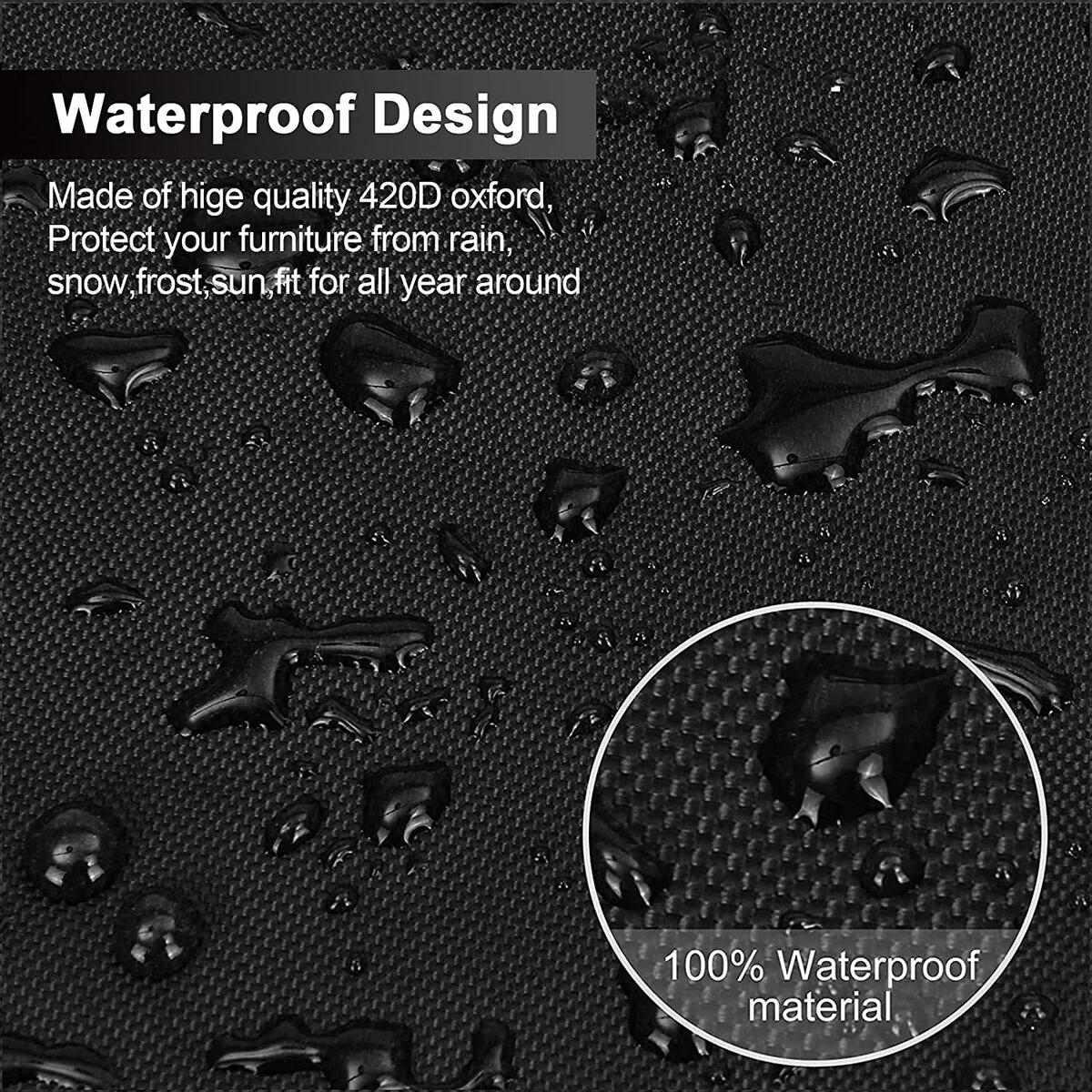 Round Patio Table Covers, Patio Furniture Set Covers Garden Table Chairs Set Covers