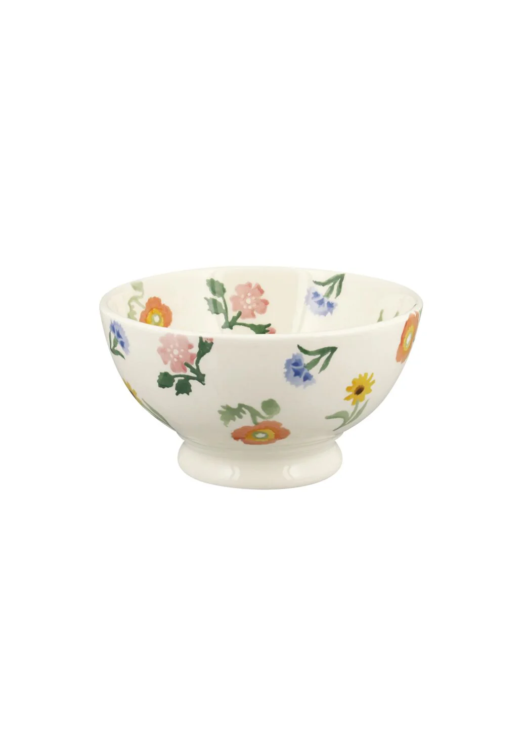 Poppies & Pinks French Bowl