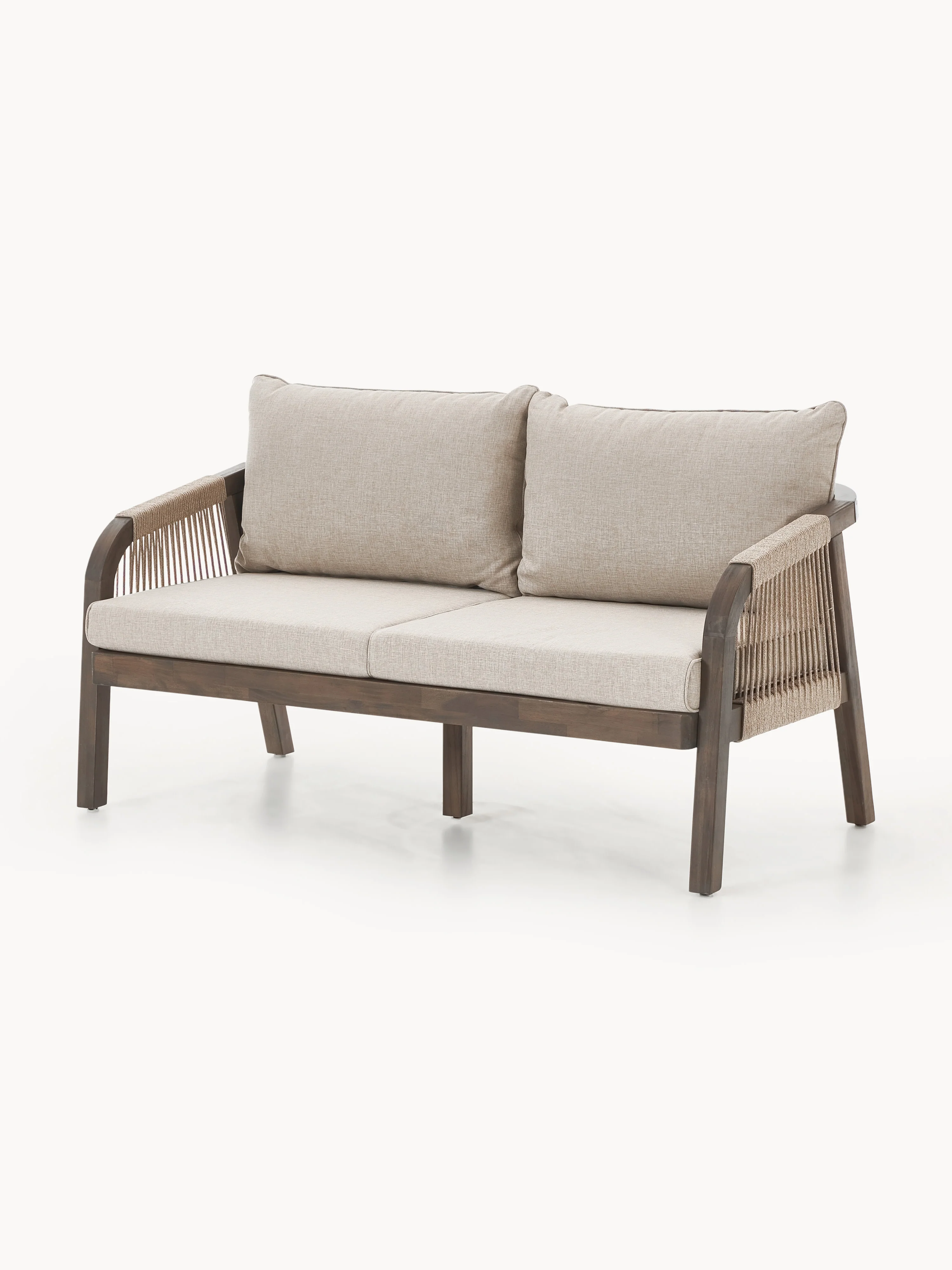 Garten-Loungesofa Lu (2-Sitzer) aus Akazienholz