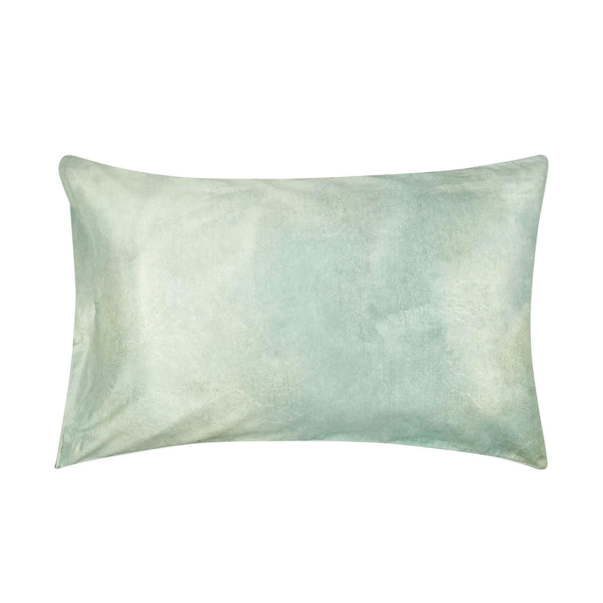 KIYOSUMI - Taie d'oreiller imprimée en satin de coton vert 50x75