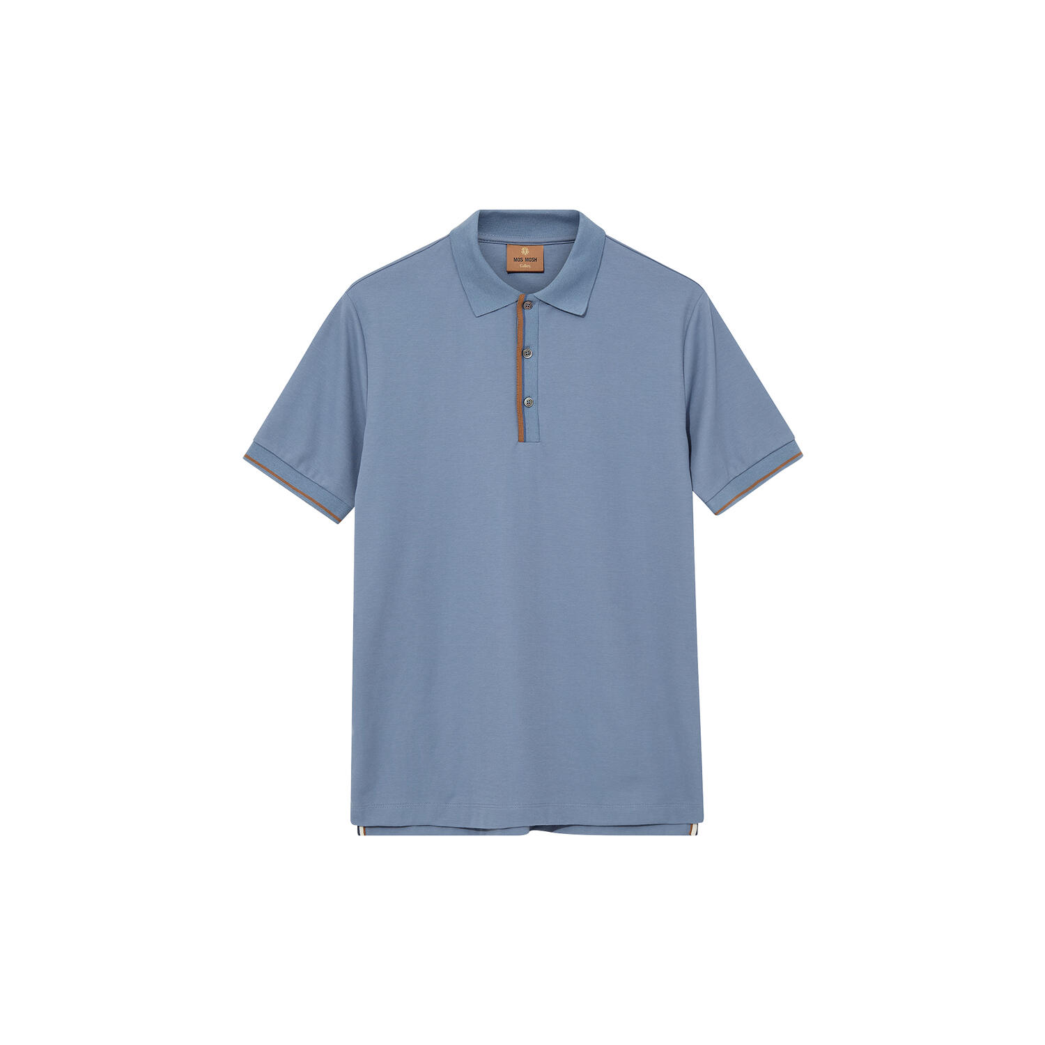 MMGHarvey Polo SS Tee, flint stone