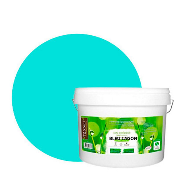 Bleu Lagon Peinture interieur aspect mat Natura - Bleu Lagon - 10L