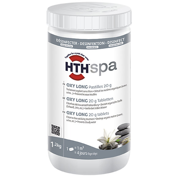 Oxygène actif hth Spa désinfection sans chlore pastilles 20 g. - 1,2 kg - 1,2 kg