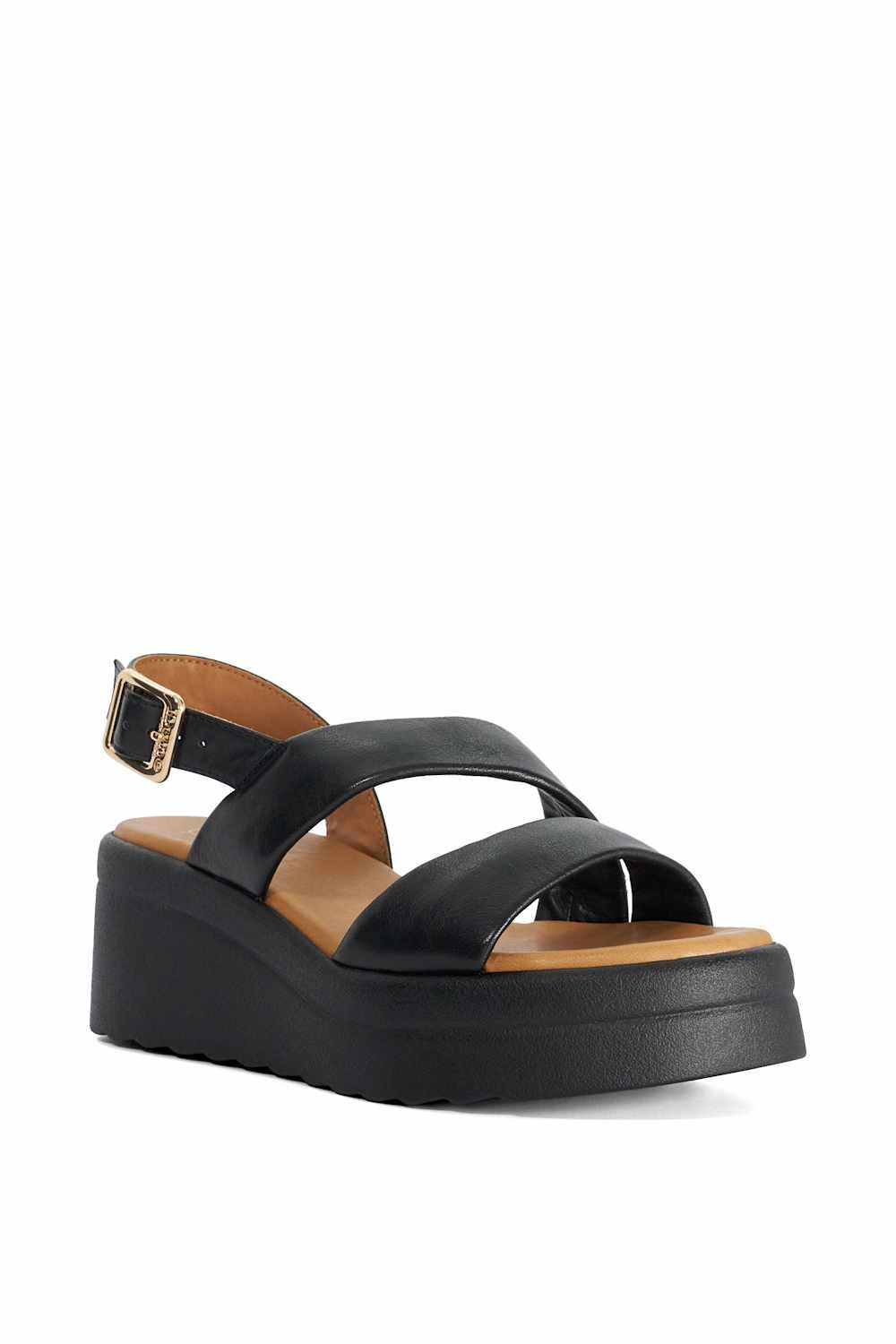 Dune London Karing' Leather Wedges