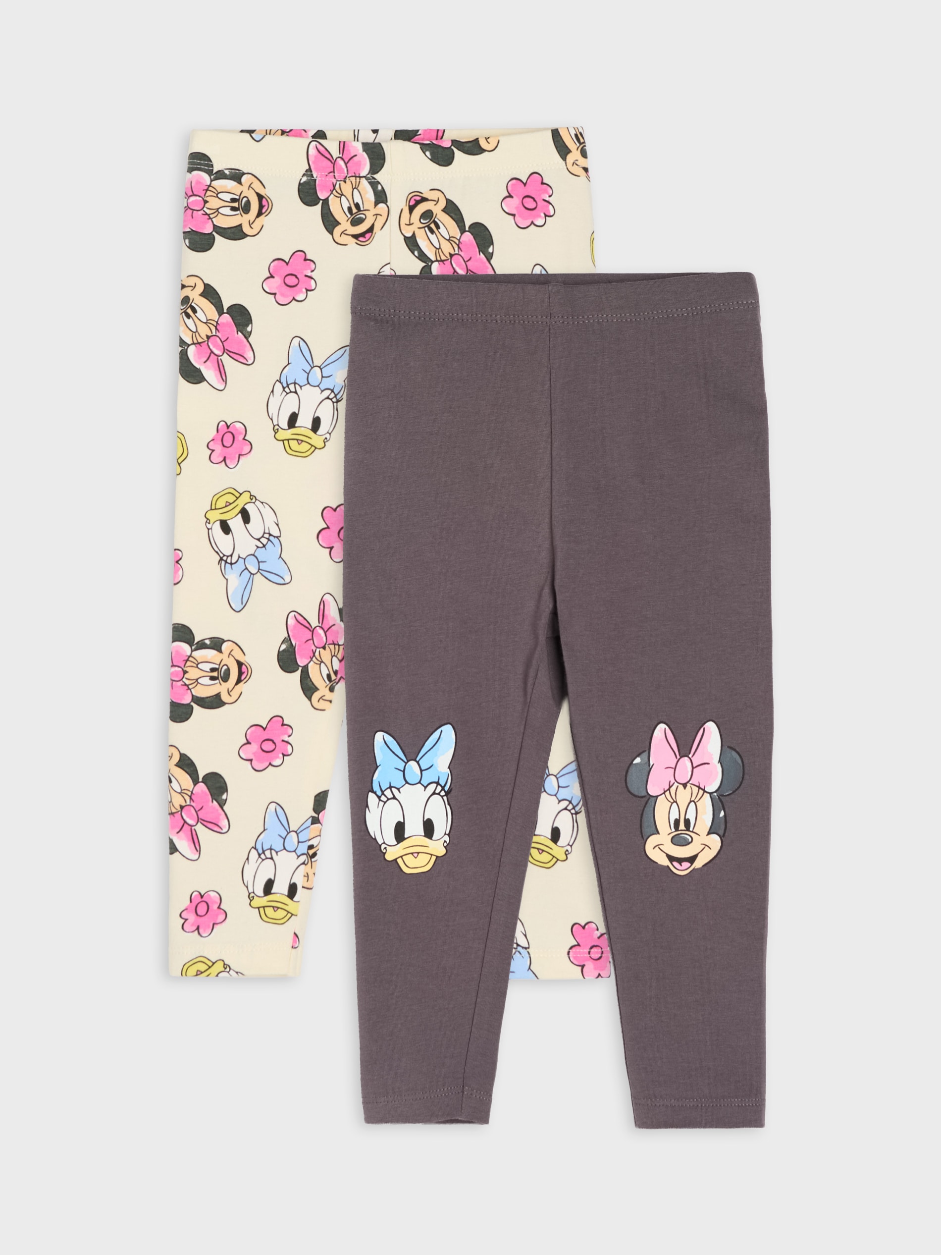 Bawełniane legginsy 2 pack Daisy and Minnie
