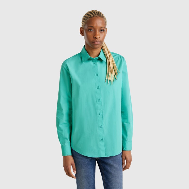 Regular fit cotton shirt