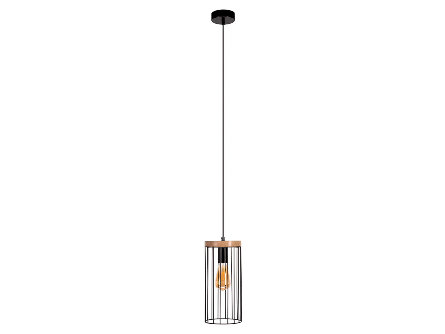 Lampa wisząca Timeo szklana transaprentna