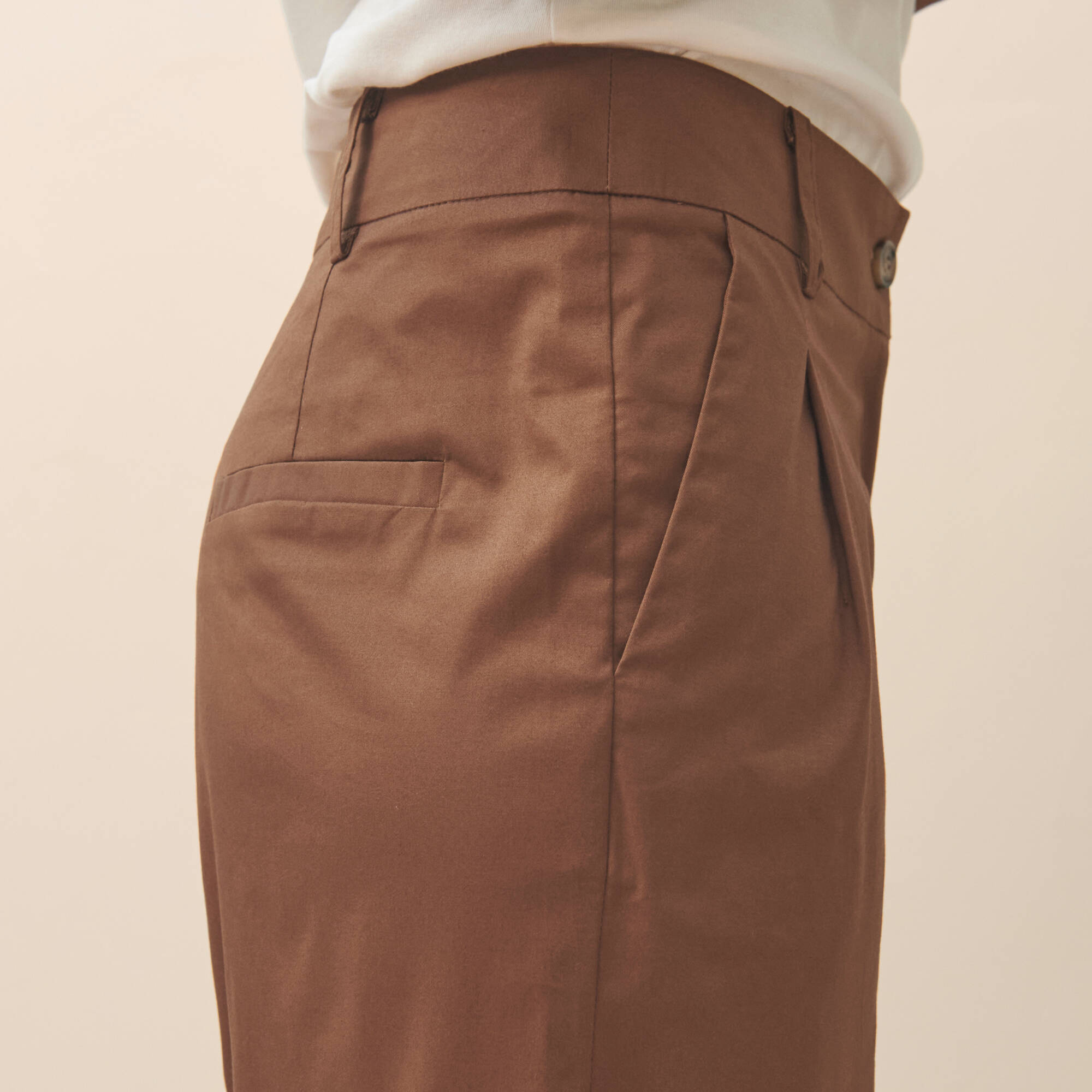 Pantalon large à pinces