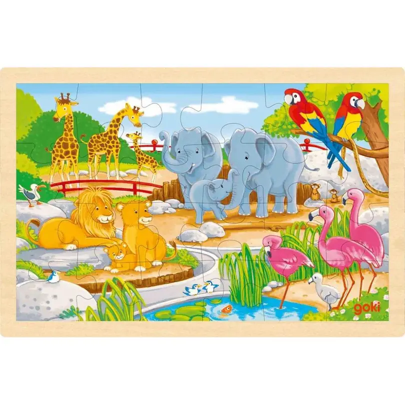 Puzzle 24-teilig Bauernhof/Zoo
