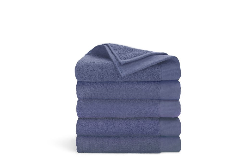 Walra - Baddoek Remade Cotton - 5x 50x100 cm - Blauw