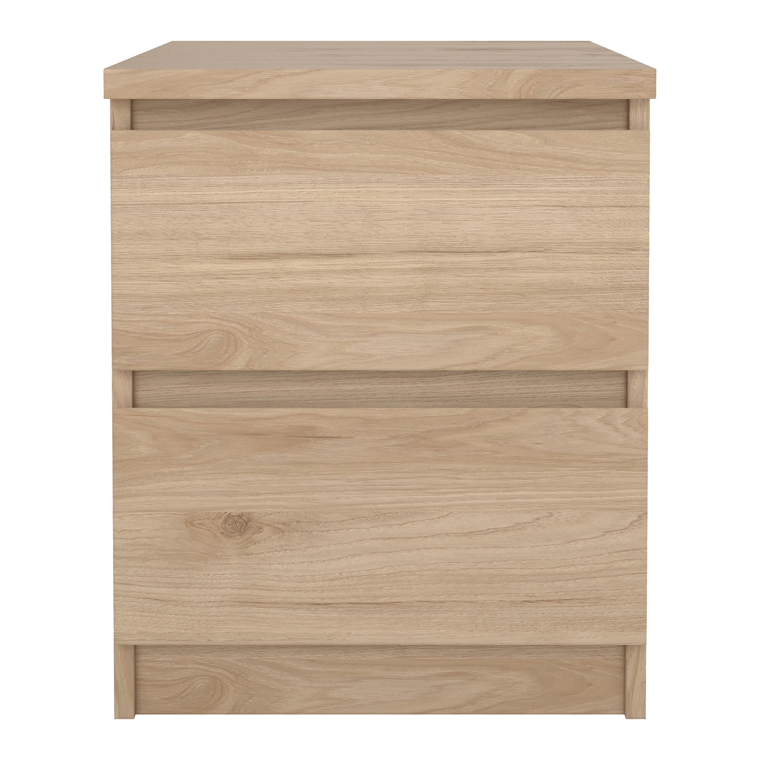 by fonQ basic Slide Nachtkastje - 2 lades - Bruin