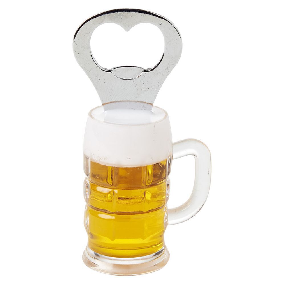 Ouvre-bouteille aimanté design chope de bière