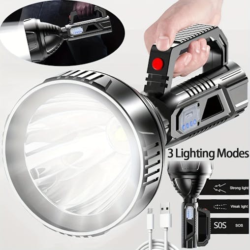 NNETM Lantern Flashlight USB Rechargeable with 3-Mode LED