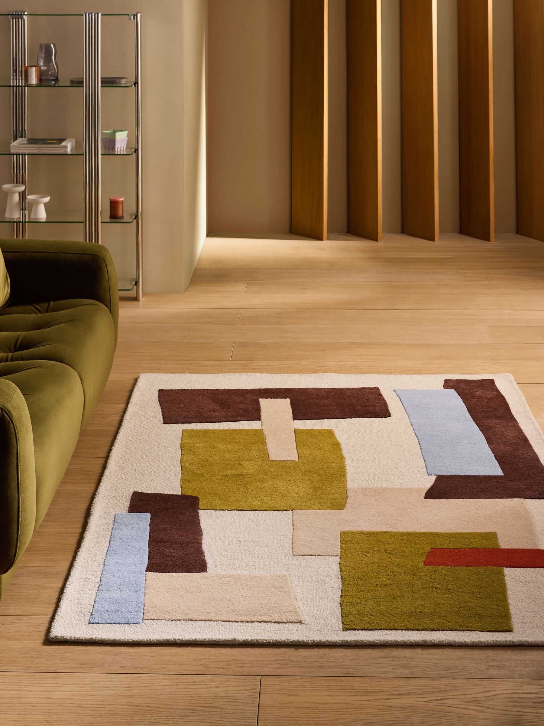 Venessla Wool Tufted Rug in Multi