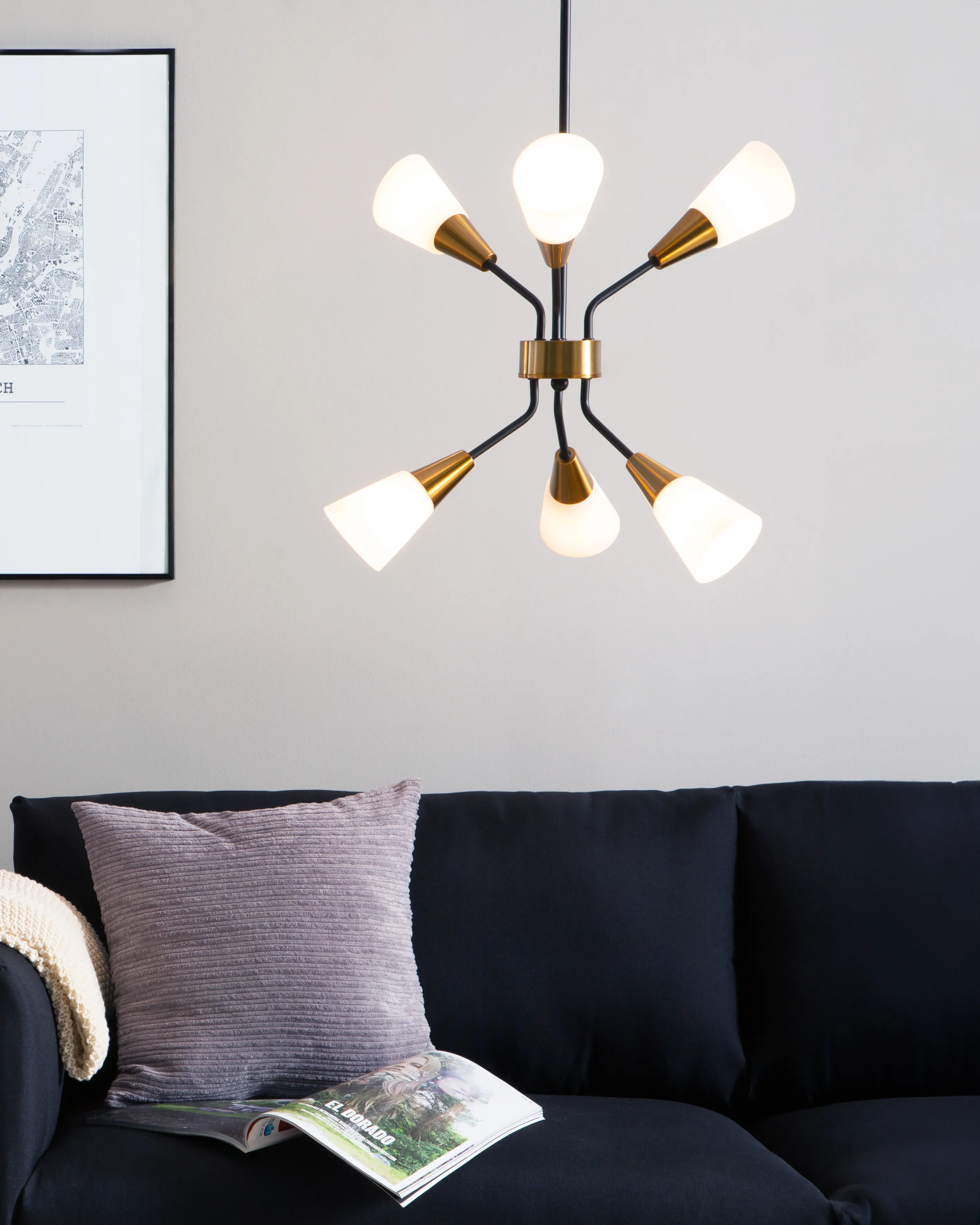 Pendant Lamp AROYO Glass White
