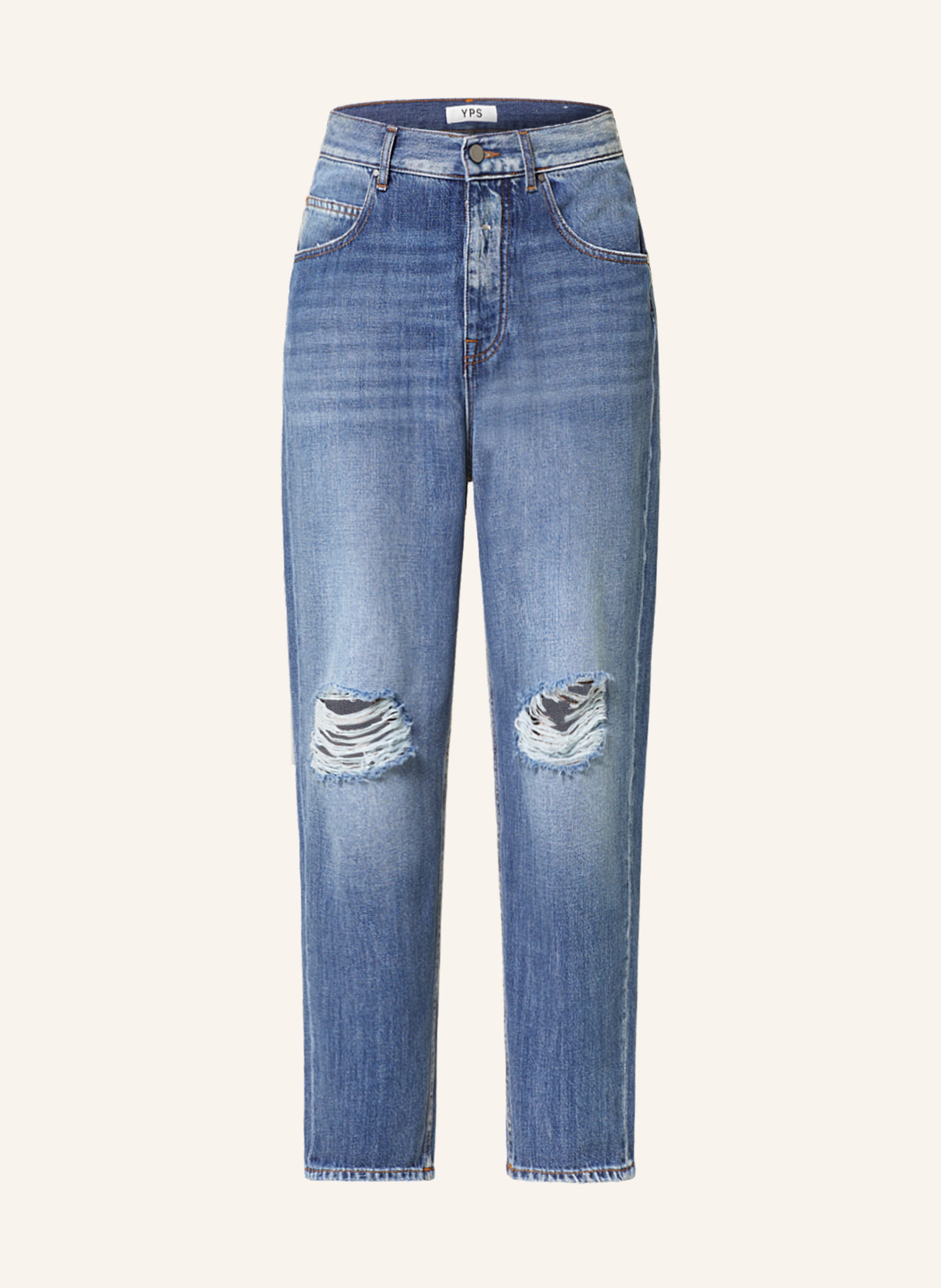 YOUNG POETS Destroyed Jeans TONI Tapered Fit