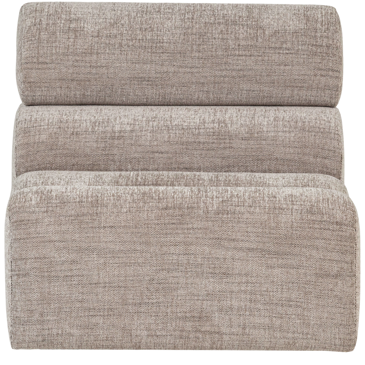 WOOOD 1-zits element bank Novi - Polyester - Naturel Melange - 86x82x113