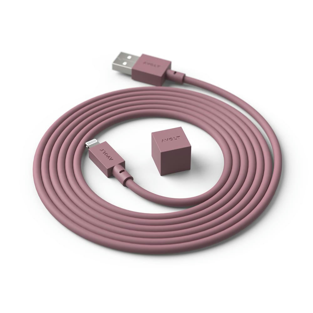 - Cable Iphone Câble 1 USB A vers Lightning, 1,7m Rusty Red