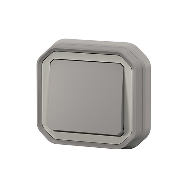 Interrupteur va et vient Legrand Plexo gris