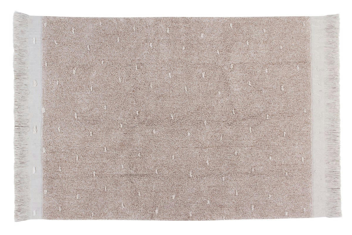 COTTON WOODS - Tapis coton lavable lin 140x200cm