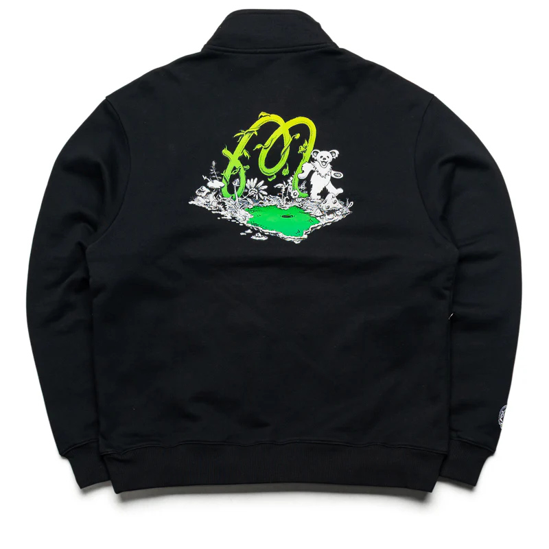 Malbon Golf x Grateful Dead Collegiate Sweatshirt - Black