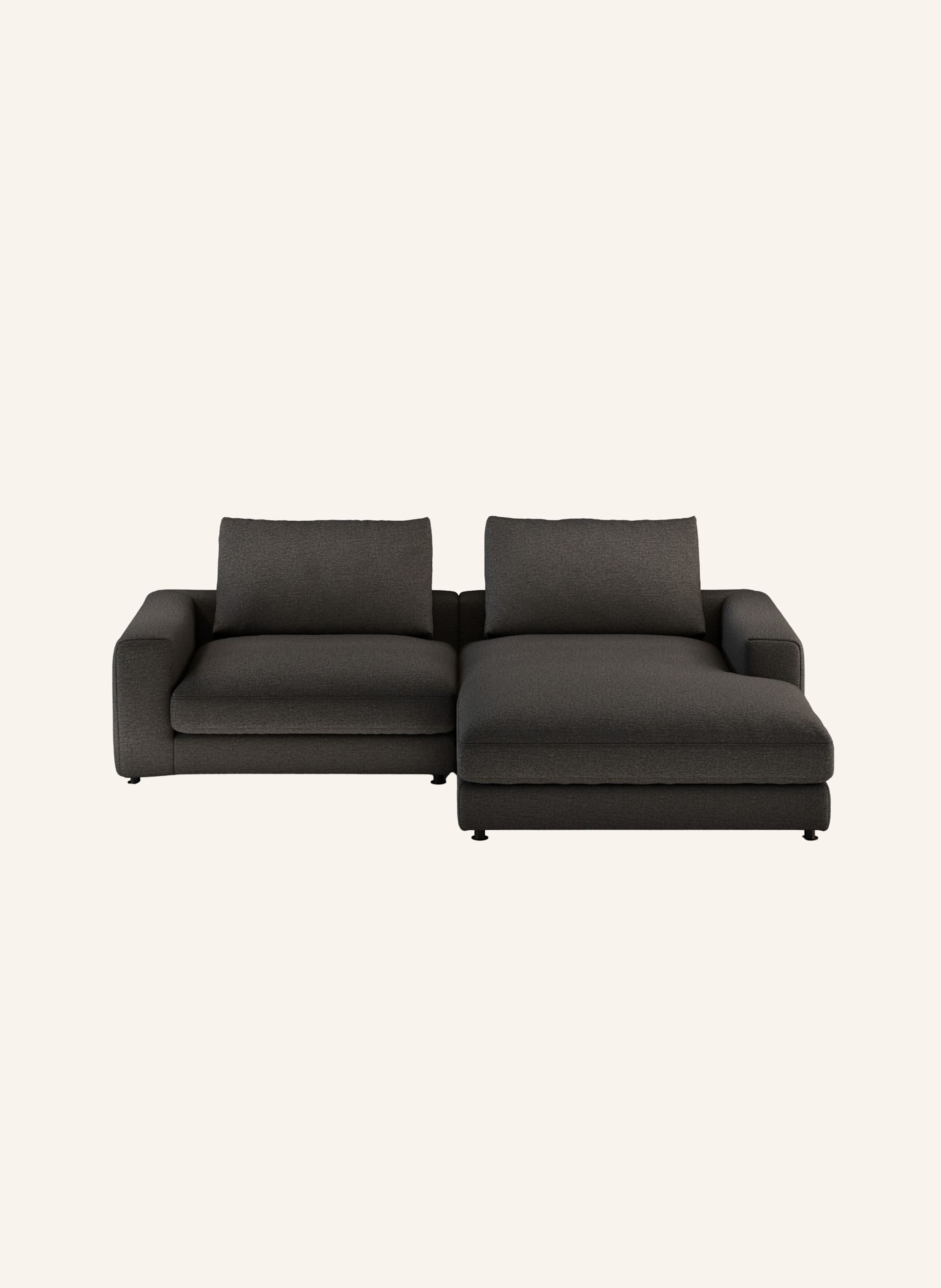 nydo 3-Sitzer Ecksofa MOSLER, rechts, Flachgewebe