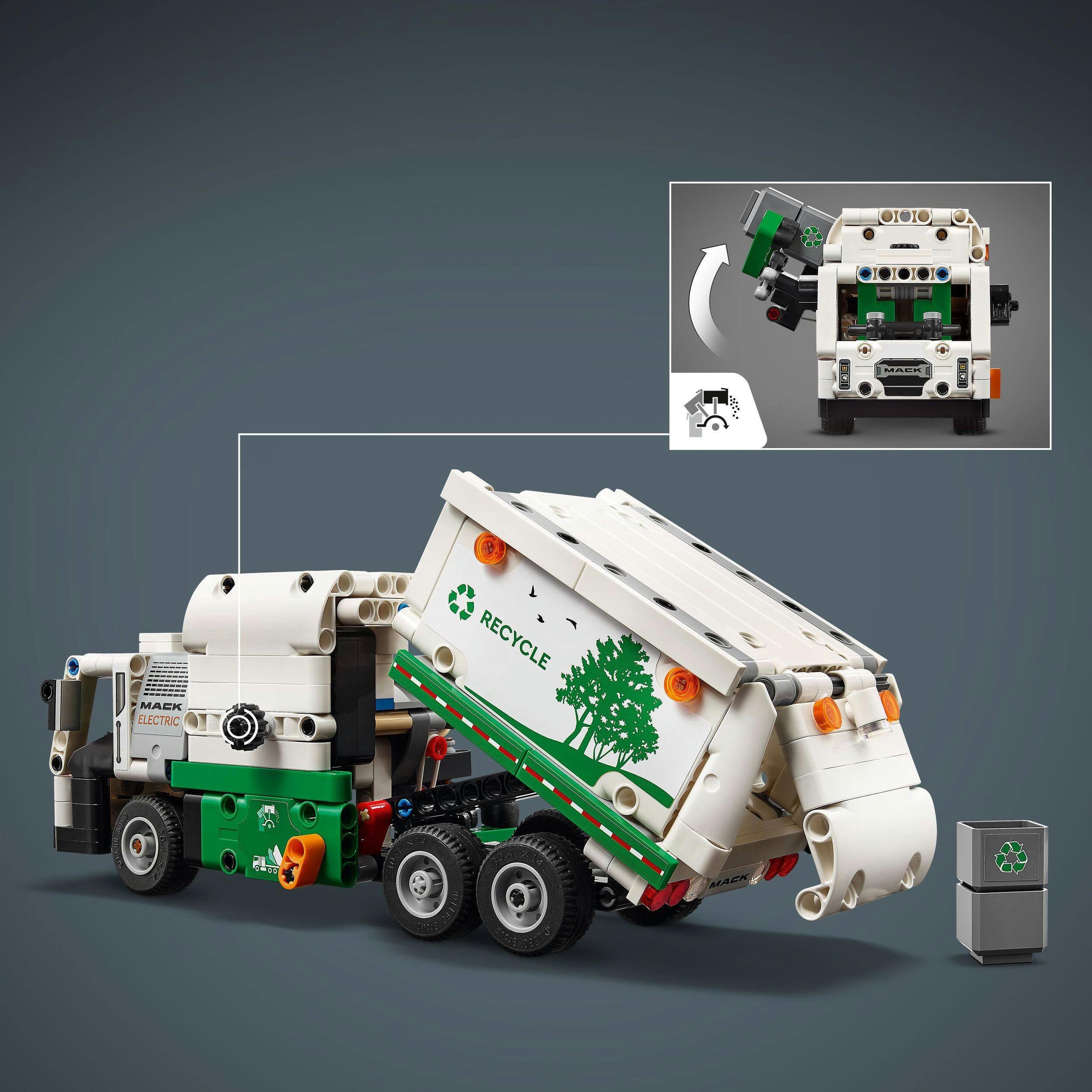 LEGO® Technic™ Mack® LR Electric Garbage Truck - 42167