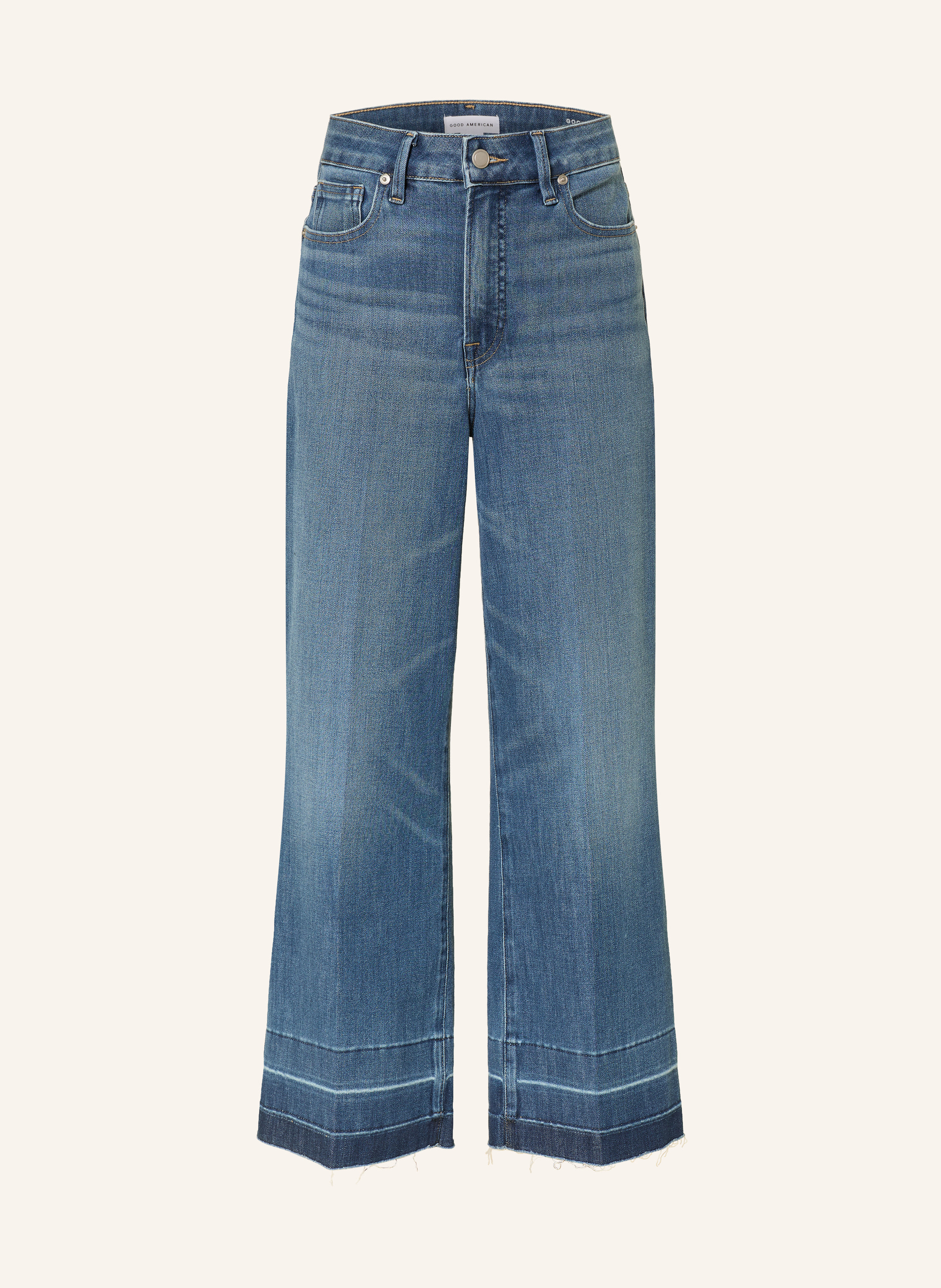 GOOD AMERICAN Cropped Jeans SOFT TECH GOOD WAIST PALAZZO