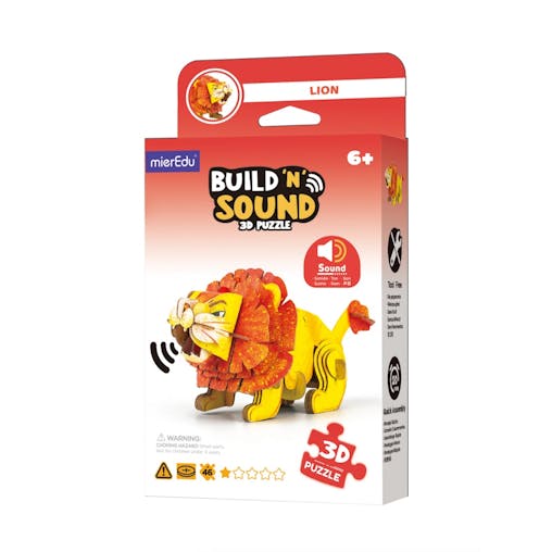 Build &rsquo;n&rsquo; Sound 3D Puzzle Lion