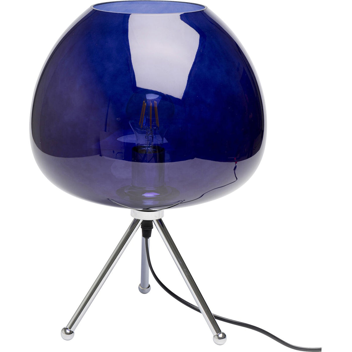 Kare Design Tafellamp Sphere blauw