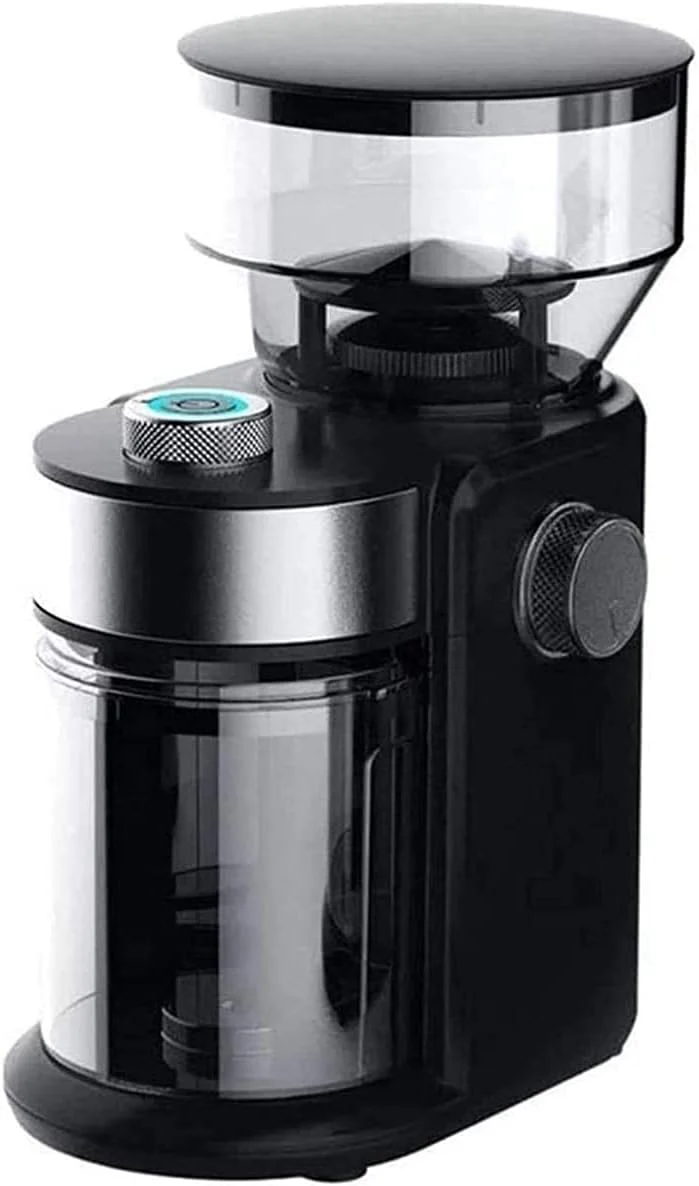 Electric Burr Coffee Grinder with 18 Grind Settings Adjustable Burr Mill Coffee Bean Grinder for Espresso Drip Coffee French Press and Percolator Coffee Cleaning Brush Included (Black)