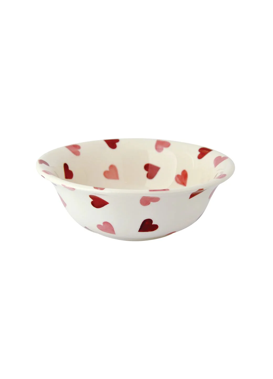 Pink Hearts Cereal Bowl - Set of 4