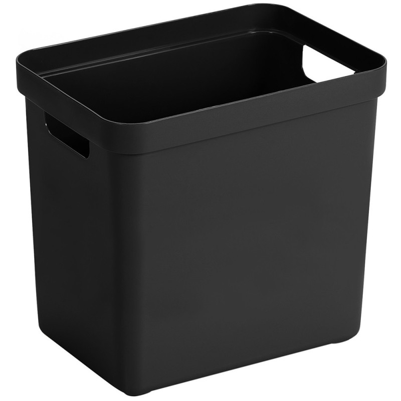 Box de rangement Sigma Home noir 25 L SUNWARE