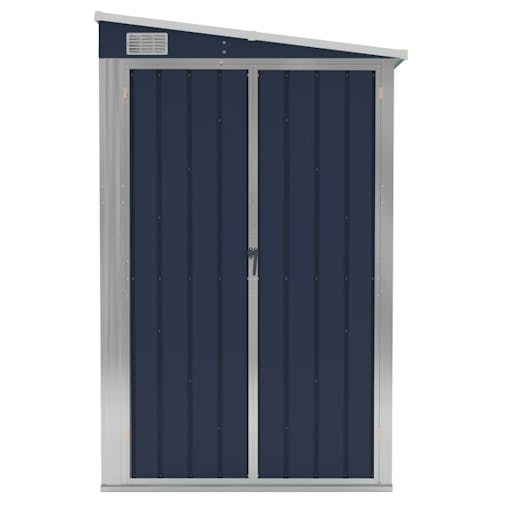 NNEVL Wall-mounted Garden Shed Anthracite 118x194x178 cm Steel