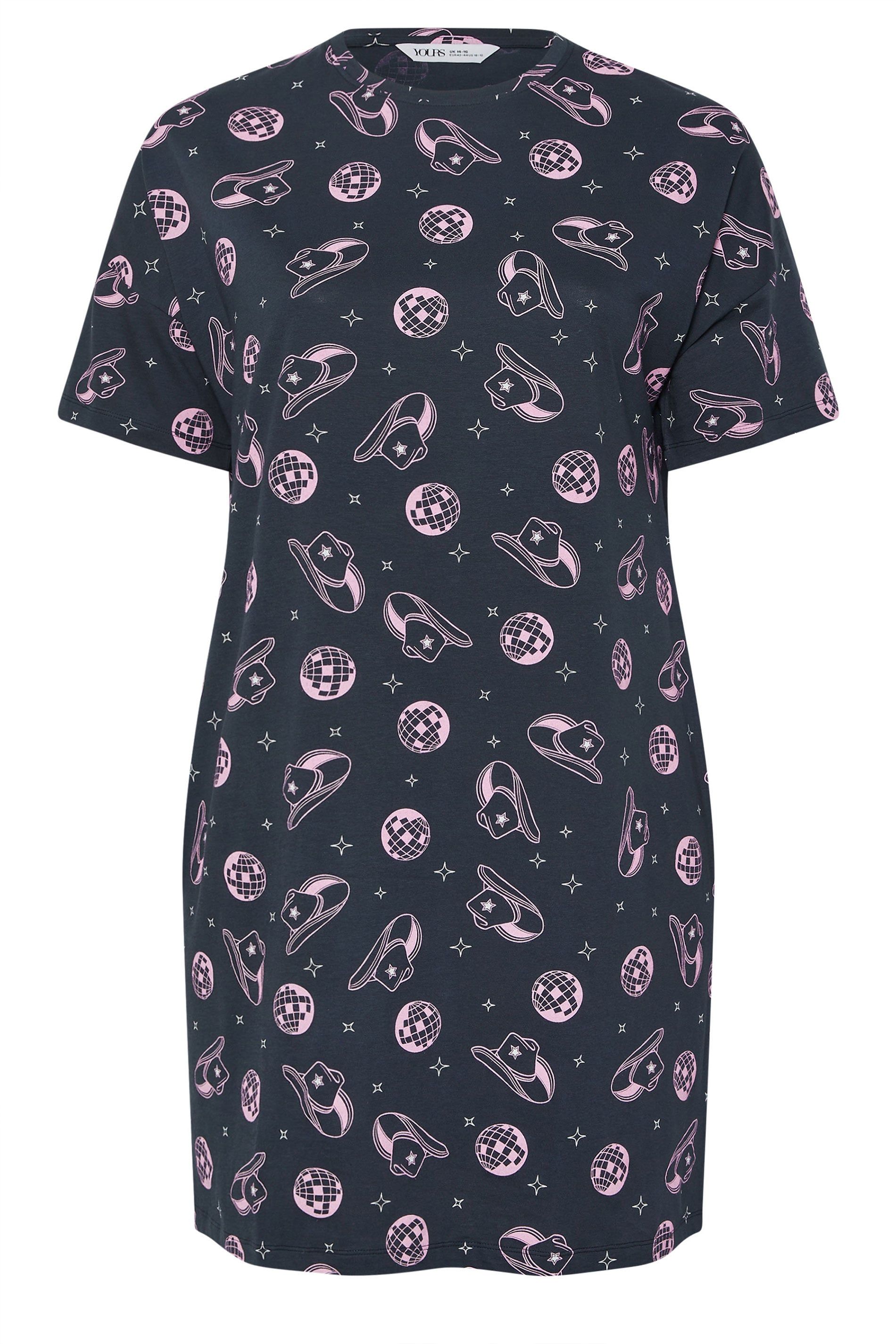 Yours Cowgirl Hat Sleep Tee Nightdress