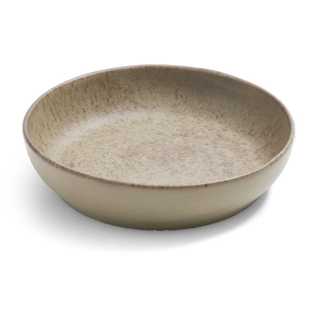 Assiette creuse Istanbul faïence marron Ø21cm