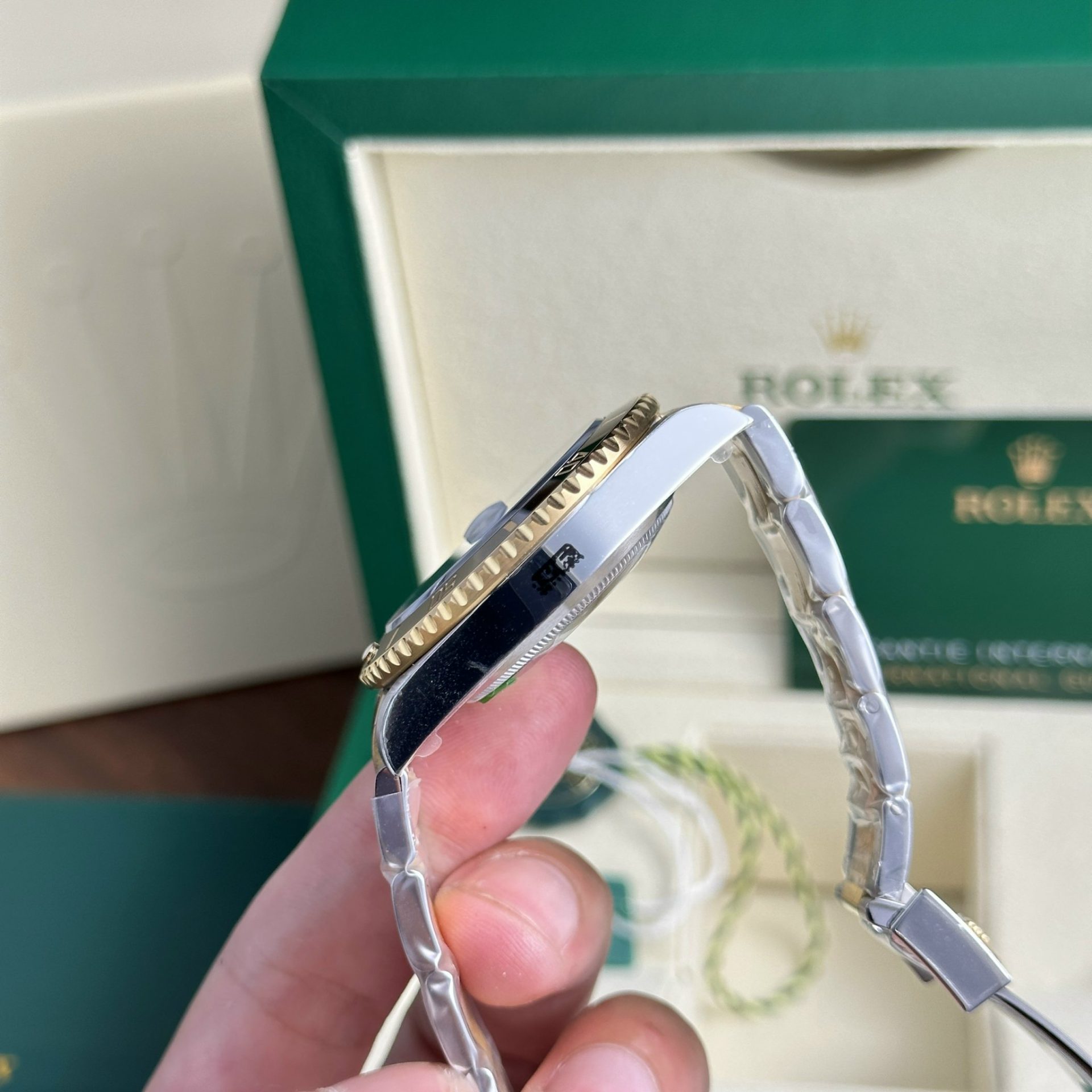 Rolex Submariner 126613LN SS/YG Plated Black Dial 41mm Oyster Super Clone