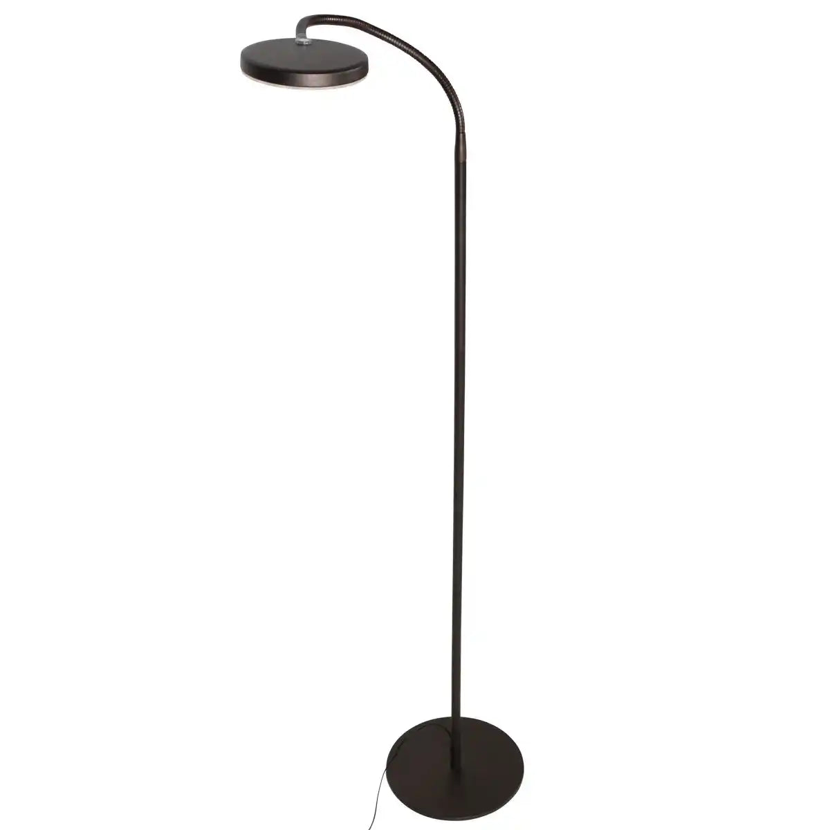 Mexlite vloerlamp Platu - 1 lichts - 64x 132 cm - bruin