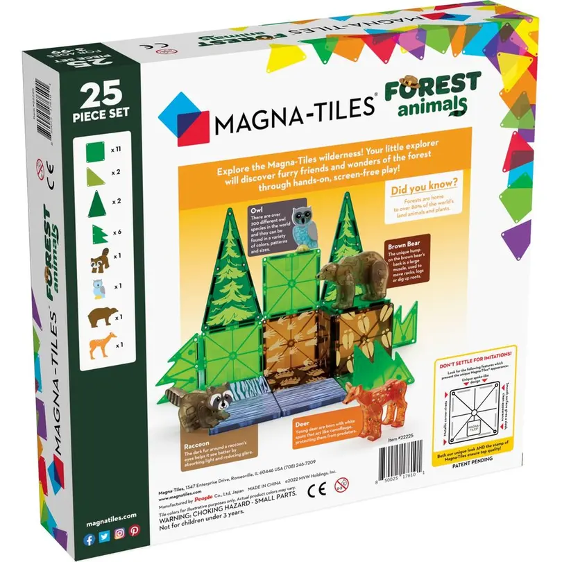 Spielset 25-teilig Wald-Tiere