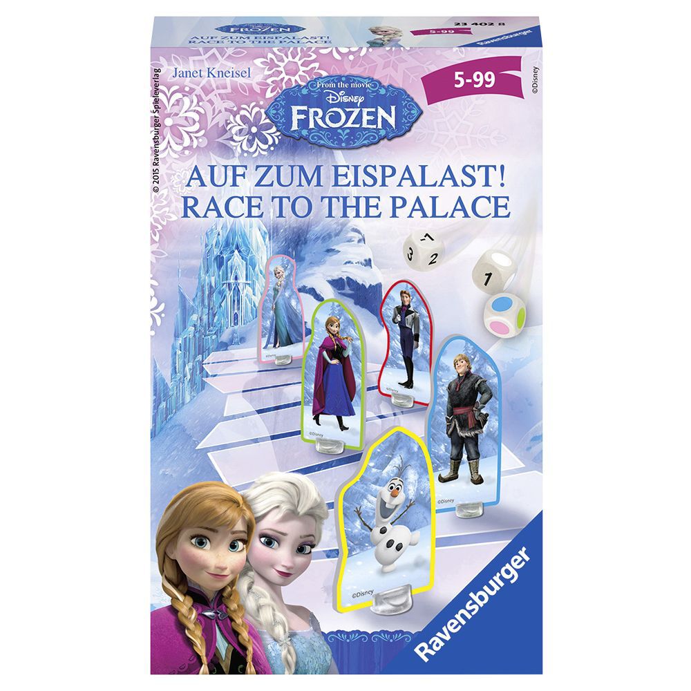Mini jeu de société La Reine des Neiges La course au palais