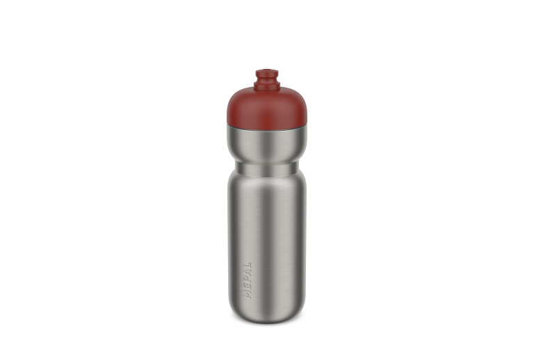 rvs bidon pull sport 800 ml - mountain red
