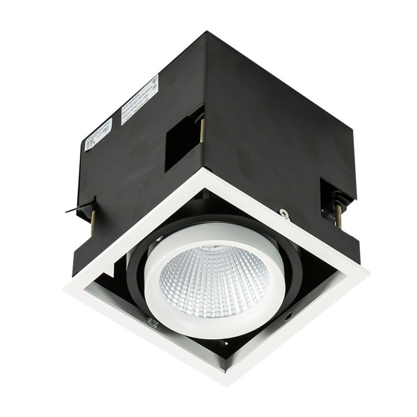 Oprawa wpuszczana VERTICObiało-czarna LED 18W 4000K 1550lm IP20 Italux