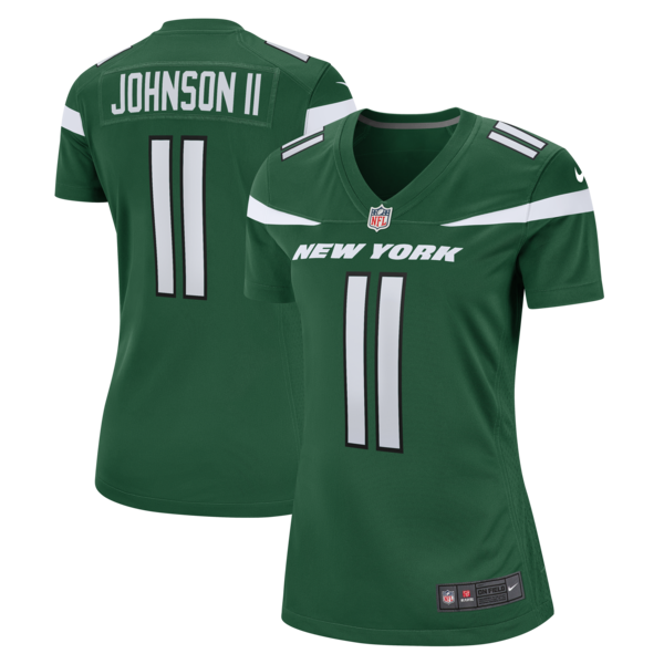 Jermaine Johnson II New York Jets Nike Women's Game Jersey - Gotham Green/White