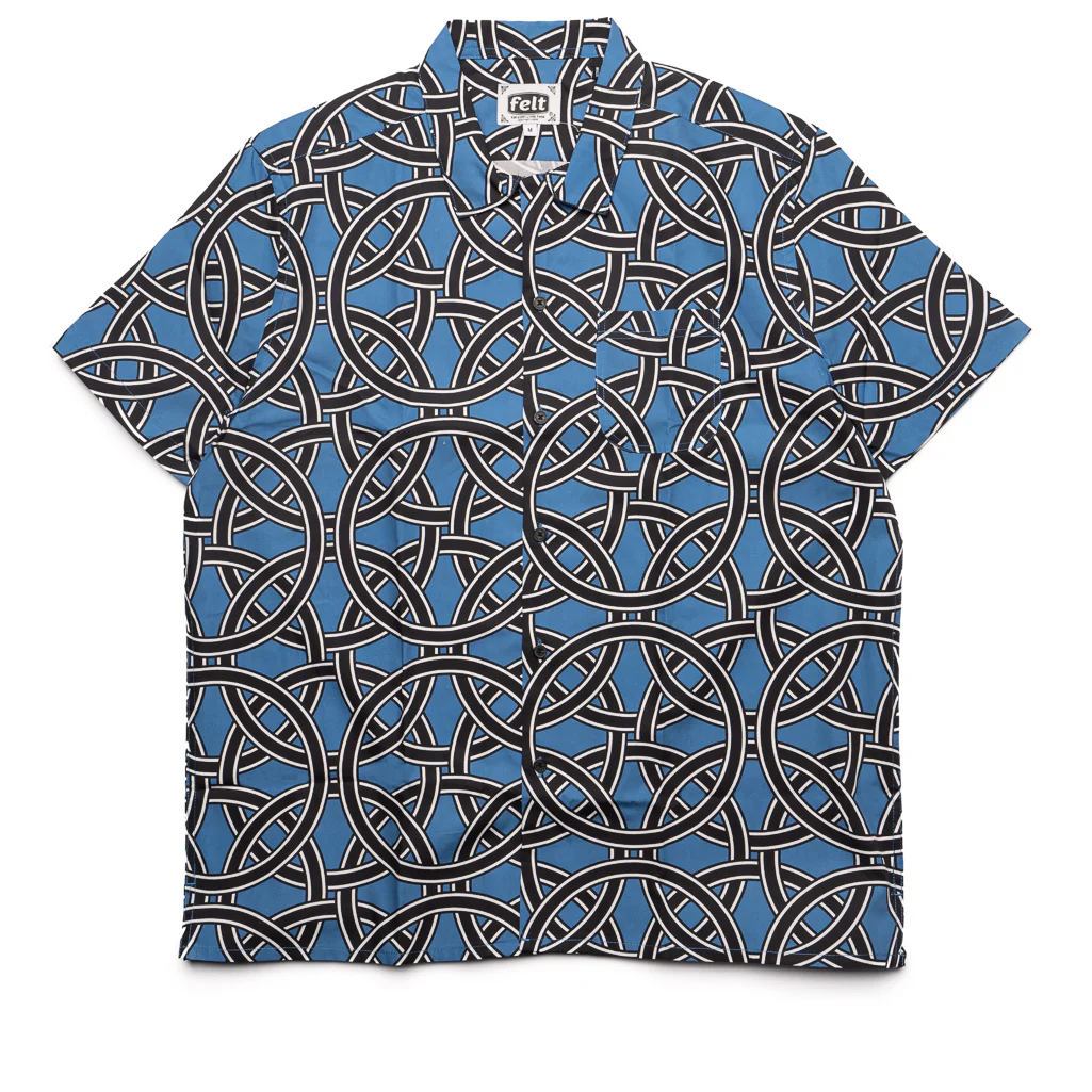Felt Biscayne Button Down Shirt - Nakamura Print