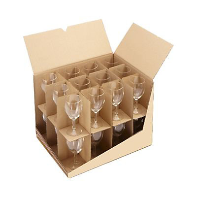 Croisillons de calage en carton Mottez capacité maxi 24 verres