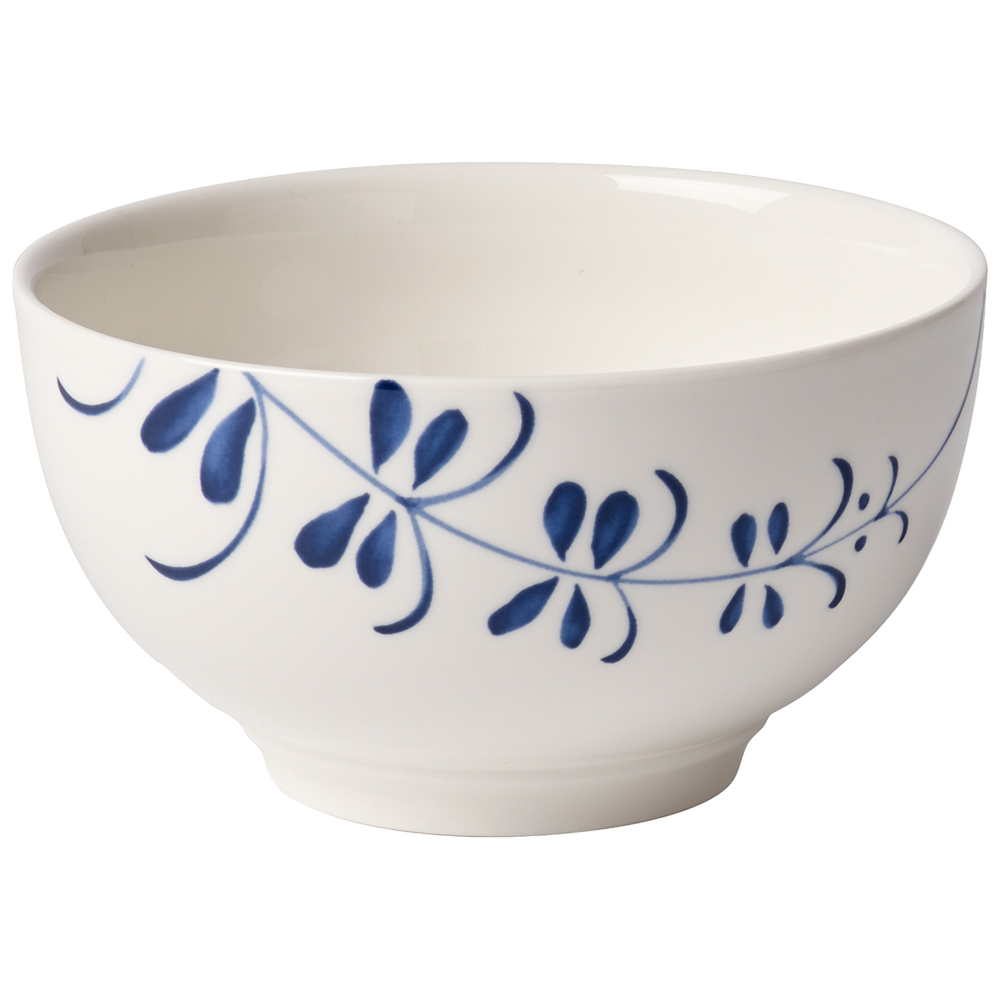 Vieux Luxembourg Appetizer/ Dessert Bowl - White, 15.9 oz, Premium Porcelain