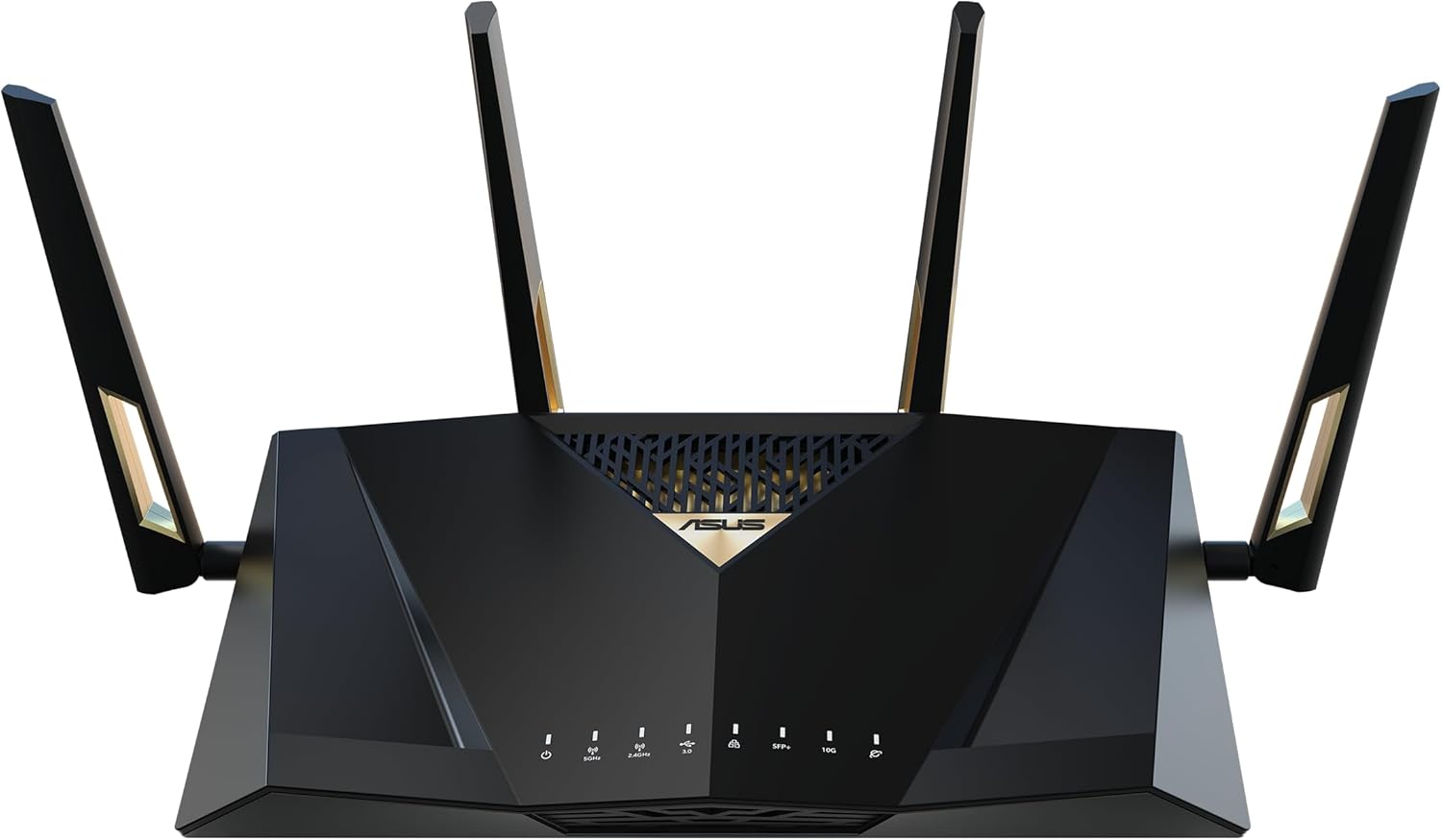 ASUS RT-BE88U Dual-Band WiFi 7 AiMesh Extendable Performance Router  4K-QAM  MLO  Dual 10G Ports  SFP+  4X 2.5G Ports  4X 1G Ports  34G WAN/LAN Capacity  Network Security  Built-in VPN
