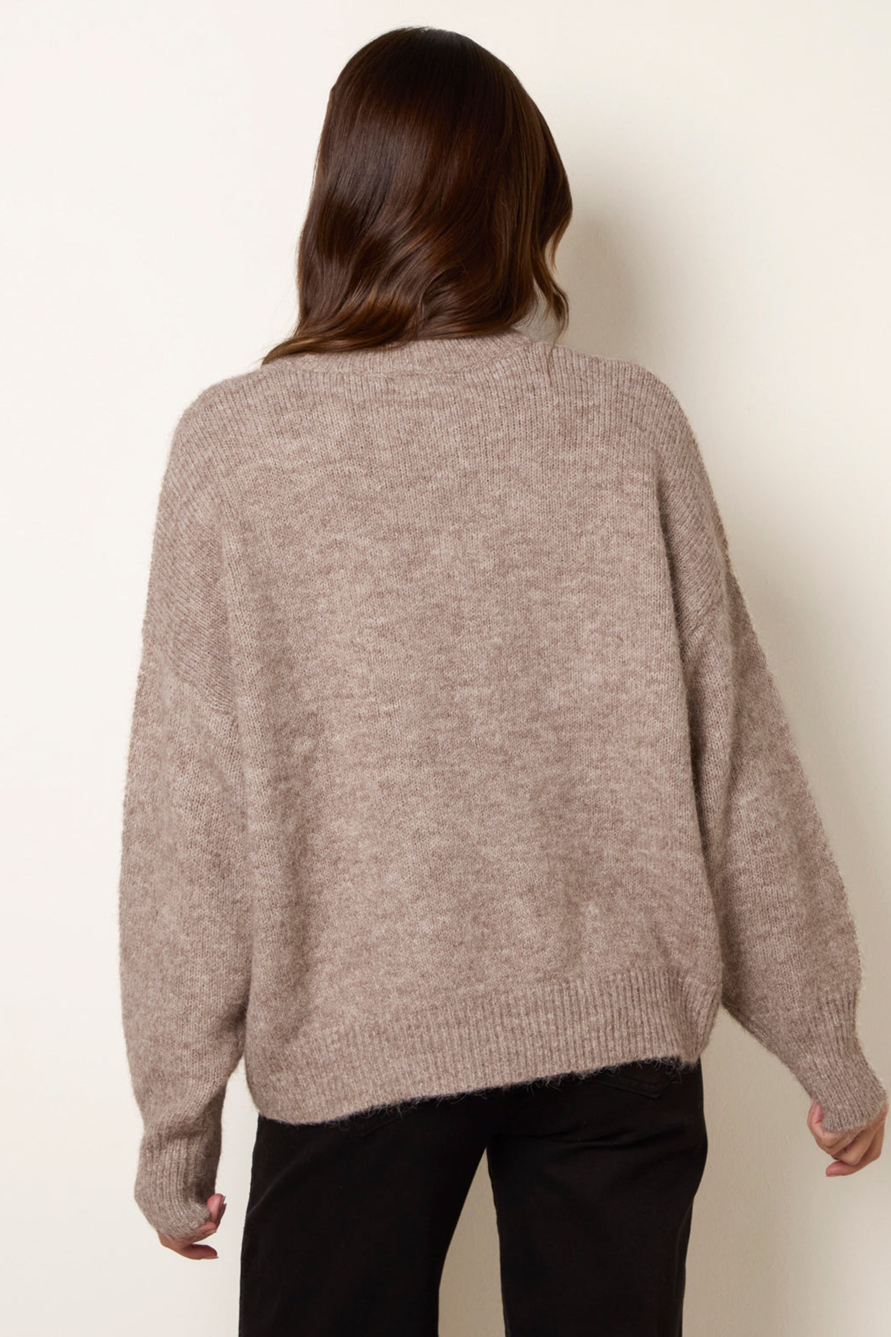 Blue Vanilla Beige Soho New York Knitted Jumper